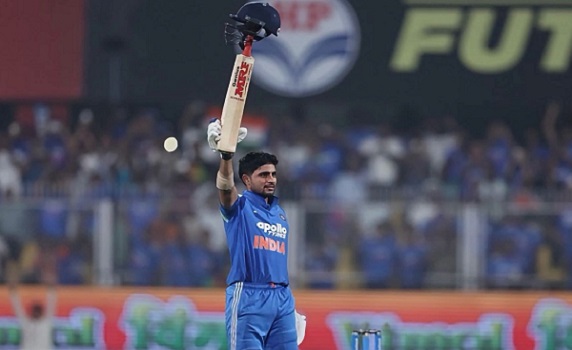 Team India scripts history by registering their highest ODI run chase to win against WI, Gill hits double century.